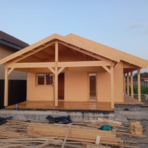 Casă Premium pe Structură de Lemn
